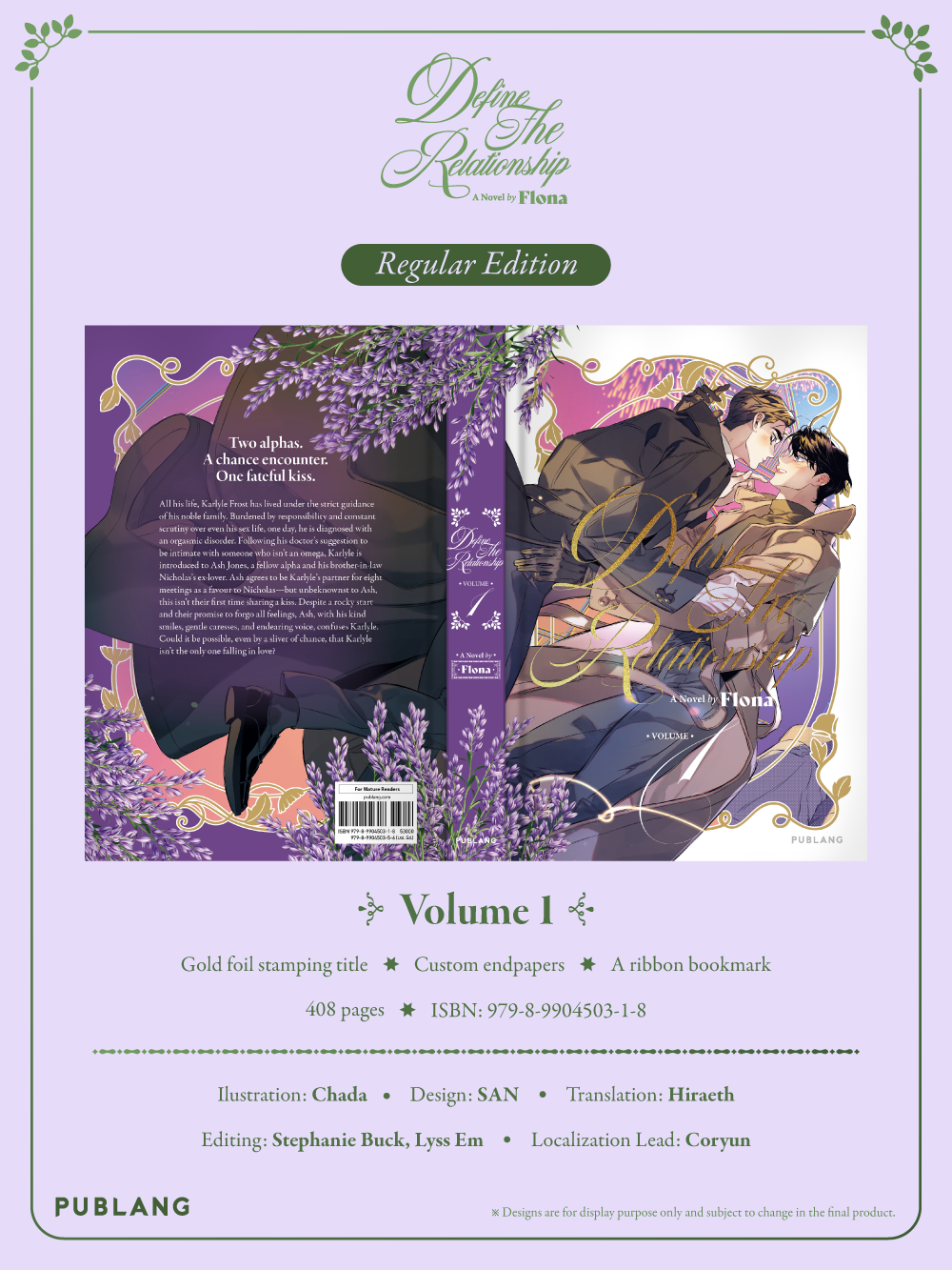 Define The Relationship: Vol. 1 + 2 (Regular Edition)